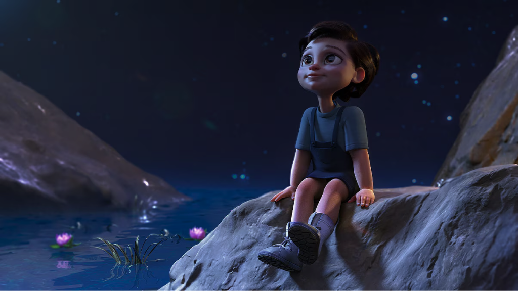Animation students at work