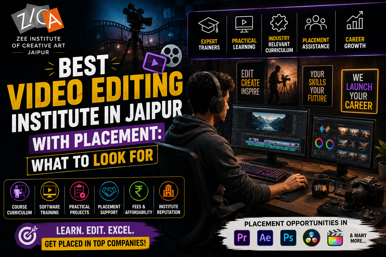 video editing institute in Jaipur
